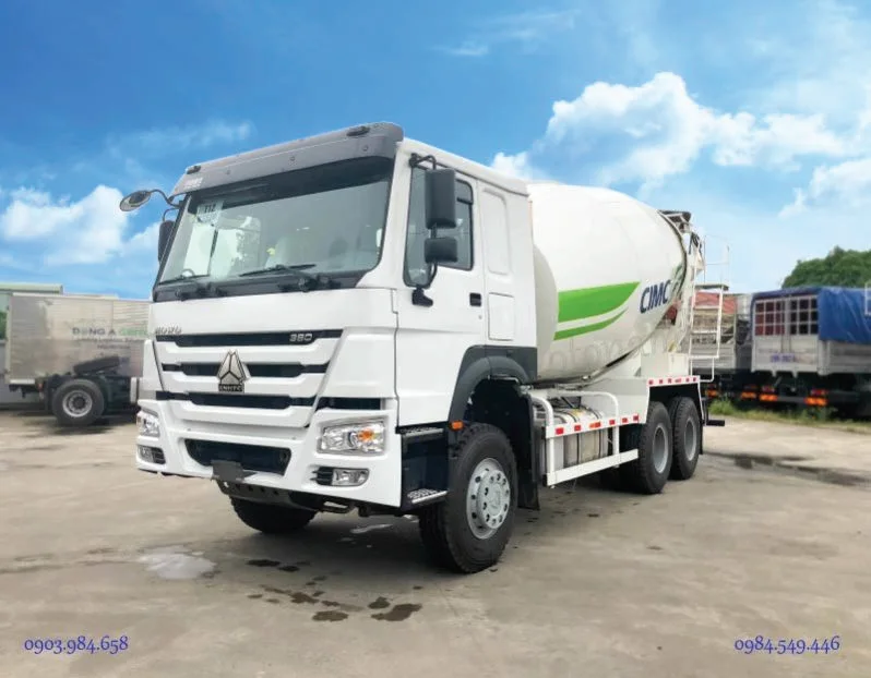Hình ảnh xe trộn bê tông trong hồ sơ năng lực